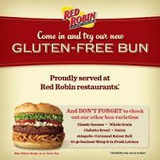 Red Robin Gluten Free Menu Gluten Free Restaurants Gluten Free Buns Gluten Free Menu