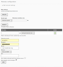 Each line starts with a destination address followed by the. Electronic Mail Service Smtp Pop3 Imap4 Zentyal 6 2 Documentation