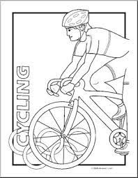 Download this adorable dog printable to delight your child. Coloring Page Summer Olympics Cycling Abcteach