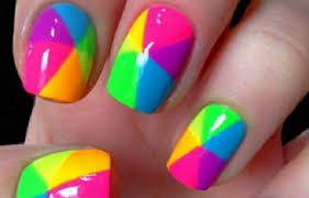 Decoración de uñas acrílicas sencillas. Unas Decoradas Colores Neon Unasdecoradas Club