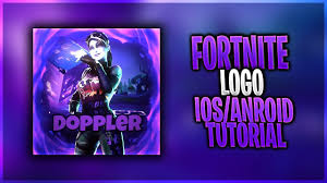 Logo generator featuring a woman with flippers. How To Make Fortnite Logo For Free On Ios And Android Youtube