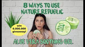 This is why we've paid close nature republic is a natural skin and body care brand that originated in south korea. Ways To Use Nature Republic 92 Aloe Vera Soothing Gel She Cat Review Giveaway Youtube