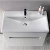 Cerastyle 24x42 mini lavabo ürün dolap uyumludur. 1