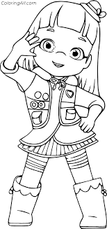 Ruby is an only child who lives with her father and mother. Rainbow Ruby Coloring Pages Coloringall
