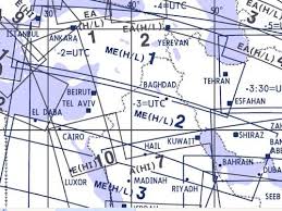 high and low altitude enroute chart middle east me h l 1 2 jeppesen me h l 1 2