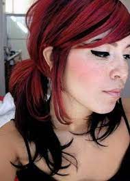 My Hair Is Emo Black Red Hair Black Hair Dye Hair Color For Black Hair Unnatural Hair Color