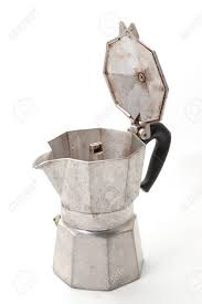 Old Coffee Maker In Vintage Style Isolated On White Stock Photo Picture And Royalty Free Image Image 66113218