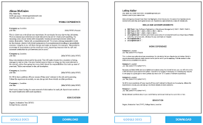 Downloads are both in pdf and docx word files. 3 Sites To Find Free Google Docs Resume Templates