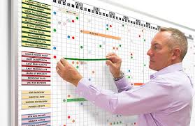 Magnetic Dry Erase Planning And Scheduling Whiteboard