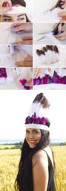 Native american chief headdresses are large and ornate, usually made with feathers and beads. How To Make A Diy Festival Feather Headdress Native American Diy Wedding Blog Uk Wedding Blog Bespoke Bride Wedding Blog Feather Headband Festival Diy Diy Wedding Blog