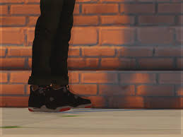 Jordan inspired redd high tops found in tsr category 'sims 4 shoes female'. Jordan Iv By Wockstar The Sims 4 Catalog