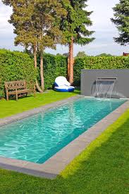 Moderner Pool Mit Wasserfall Pool Im Garten Garten Pool