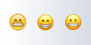 Neutral face and expressionless face show a deliberate lack of pensive face and disappointed face are the two main sad face emoji. Emojiology Grimacing Face
