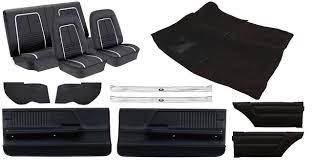 1967 Camaro Coupe Basic Deluxe Interior Kit Black Ebay Camaro Interior Camaro Camaro Coupe