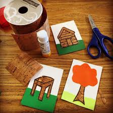 Things Made Of Wood Art Projects For Kids Wood Art Projects Art Trading Cards Kids Art Projects