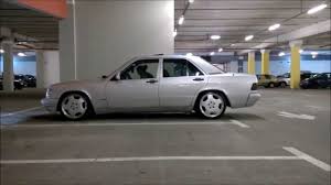 First Airride Test Mercedes 190 W201 2 5 Turbo Diesel Youtube