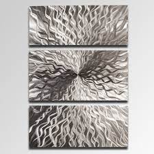 Silver Wall Art Panels Metal Aluminum Art Sculpture Large Etsy In 2021 Wall Sculpture Art Silver Wall Art Aluminium Art