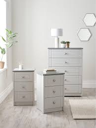 Target / furniture / assembled chest drawers fully (570). Alderley Ready Assembled 3 Piece Package Chest Of 5 Drawers And 2 Bedside Chests Grey Chest Of Drawers Bedside Chest Bedroom Furniture Sets
