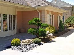 Japanese Garden Front Entrance Landscape Design By Lee S Oriental Landscape Art Front Yard Landscaping Design Front Yard Design Japanese Garden Design