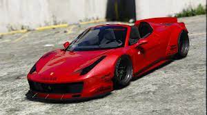 Forza motorsport 3 convert to sa: Liberty Walk Ferrari 458 Spider Add On Tuning Livery Gta5 Mods Com