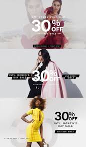 Fashion Sales Web Banners Fashion Poster Design Banner Design Inspiration Website Banner Design