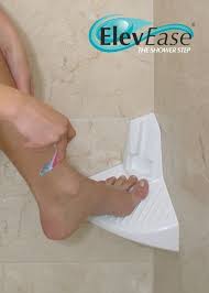 Elevease Shower Step White Elevease Shower Step Feet Care Shaving Legs