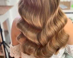 Image of Hollywood waves prom hairstyle