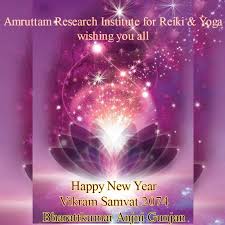 Celebrating Gujarati New Year Vikram Samvat 2074 Amruttamreikiyoga Medicinefreelife Are You Happy Gujarati News Research Institute
