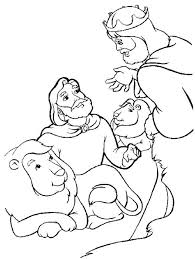 Daniel in the lions den coloring page. Coloring Page With Daniel In The Lions Den Free Image Download