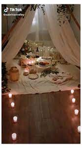 Living Room Picnic Diy Romantic Tent Date Nights Diyromantictentdatenights Pi Romantic Room Surprise Romantic Room Decoration Romantic Dinner Decoration