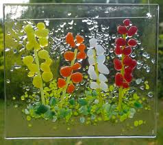 Etsy.com has been visited by 1m+ users in the past month Fused Glass Flower Suncatcher Glass Flower Suncatcher Etsy Glass Flowers Fused Glass Art Fused Glass