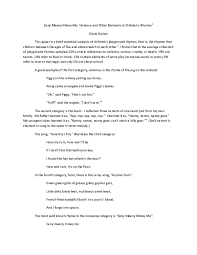 • 20 млн просмотров 1 год назад. Pdf Eeny Meeny Miney Mo Violence And Other Elements In Children S Rhymes Diana Gainer Academia Edu