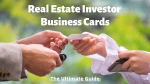 Maybe you would like to learn more about one of these? Real Estate Investor Business Cards Ultimate Guide 2021 Update