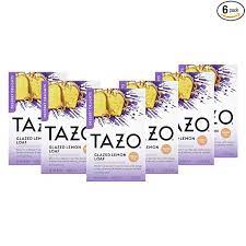 Amazon Com Tazo Dessert Delights Tea Glazed Lemon Loaf Sugar And Calorie Free 15 Count Pack Of 6 Grocery Gourmet Food Lemon Loaf Tazo Flavored Tea