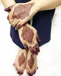 Nah kalau gambar diatas merupakan gambar henna tangan yang simple. 35 Gambar Henna Tangan Kaki Pengantin Motif Corak Model Simple