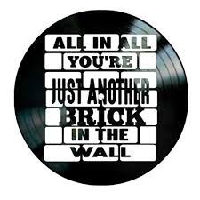 amazon com another brick in the wall song lyric art inspired pink floyd vinyl record album wall decor handmade song lyrics art lyric art pink floyd lyrics