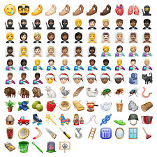 One in which emojis are used as paint rather than as actual parts of bodies/landscapes/etc. Emojipedia On Twitter Whatsapp For Android Now Supports These New Emojis Https T Co Uctvf3i7ap