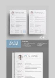 People entering any job market can use this simple cv template to highlight their work experience, education and employment skills. 30 Simple Resume Cv Templates Easily Customizable Editable For 2020