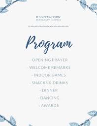 Share on twitter facebook google+ pinterest. Online Thirtieth Birthday Party Program Template Fotor Design Maker