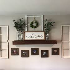 With the look of charming cottage architecture, this pair of wall plaques are perfect as wall art or framing a window. Buyer Photo Kati Kelly Who Reviewed This Item With The Etsy App For Iphone Home Decor Farmhouse Decor Living Room Farm House Living Room