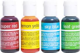 You've probably heard of breaking purple or black food coloring dyes, but what about breaking blue? Chefmaster Primary Colors Liqua Gel Food Coloring Kit Water Based Food Coloring Gel 4 Pack Highly Pigmented Gel Create Vividly Colored Desserts Easy To Blend Formula Pricepulse