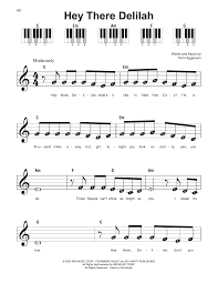 Plain White T S Hey There Delilah Sheet Music Notes Chords Sheet Music Pop Sheet Music Sheet Music Direct