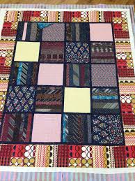 Tie quilt, for when dad decides to downsize his 100+ tie collection. Quilts Using Men S Neckties Caliquilter