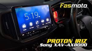Maybe you would like to learn more about one of these? Proton Iriz Sony Xav Ax8000 8 Display Head Unit Install Proton Iriz Radio Removal Youtube