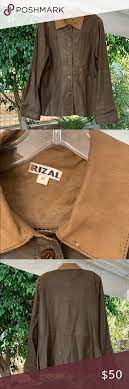 Vintage Rizal Lightweight Leather Jacket Boho Lightweight Leather Jacket Leather Jacket Women Brown Clothes Design