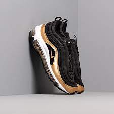 First released in 1997, the nike air max 97 still looks futuristic today. Damen Sneaker Und Schuhe Nike Air Max 97 Gs Black Metallic Gold Footshop