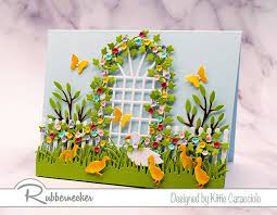 Take a matching foam flower shape and press on the other side. How To Make Tiny Paper Flowers For Cards Kittie Kraft