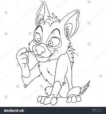 Coloring Page Of Wolf Jackal Coyote Or Hyena Coloring Book Design For Kids And Children Designs Coloring Books Coloring Pages Coloring Books