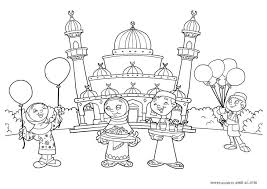 Coloring Page Eid Ul Fitr Img 22032 Ramadan Kids Coloring For Kids Coloring Pages