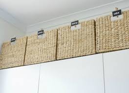 21 Brilliant Hacks For An Organized Kitchen Kitchen Cabinet Storage Kitchen Basket Storage Above Kitchen Cabinets
